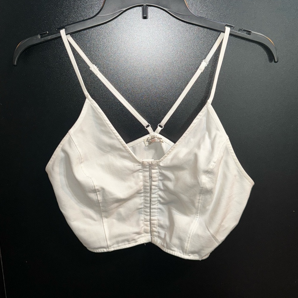 Front hook cropped top